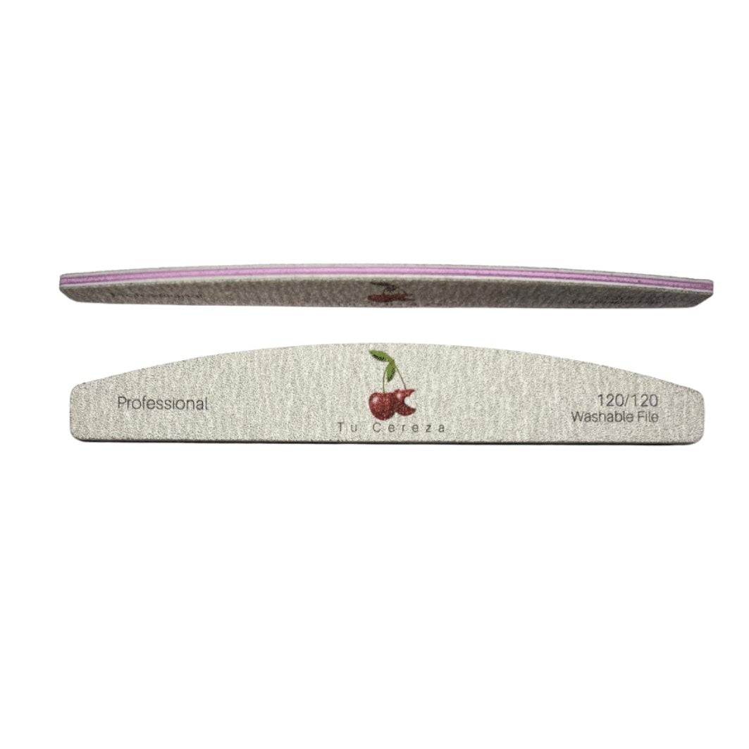 Tu Cereza 🍒 Professional Grey Harbor Bridge Nail Filer 120 Grit