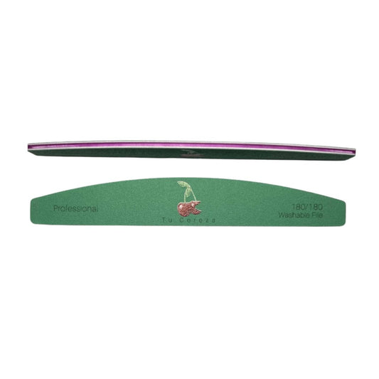 Tu Cereza 🍒 Precision Green Harbor Bridge Nail File – 150 & 180 Grit