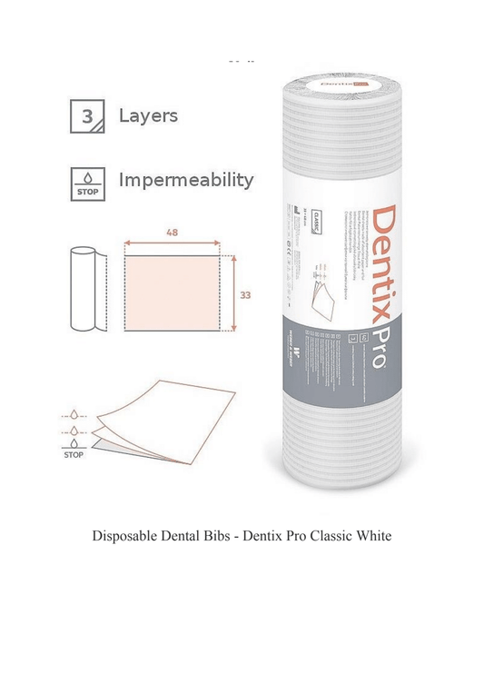 Disposable Dental Bibs - Dentix Pro Classic